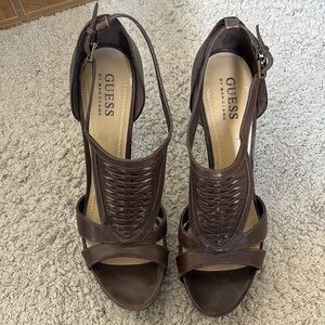 Marciano by Guess brown platform sandals